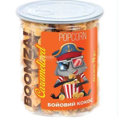 Boomza 90g Real Coconut Caramelized Popcorn