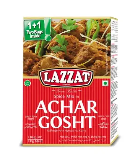 [WLZM001] Achar Gosht Masala 100gm - Lazzat