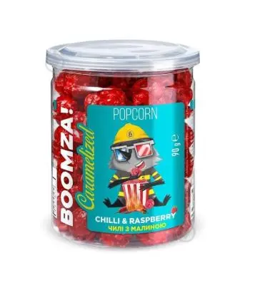 [WBMZ902] Boomza 90g Chilli & Raspberry Caramelized Popcorn