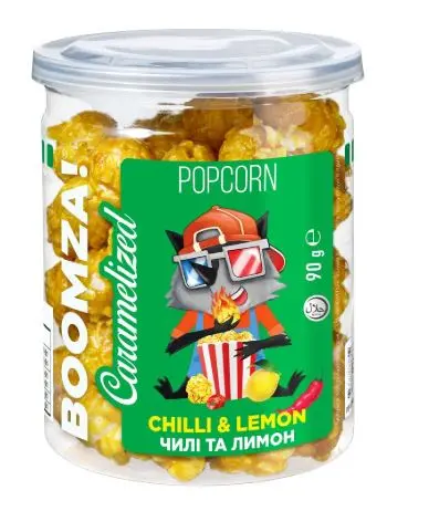 [WBMZ901] Boomza 90g Chilli & Lemon Caramelized Popcorn
