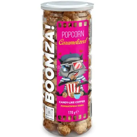 [WBMZ170] Boomza 170gm Candy-Like Coffee Caramelized Popcorn
